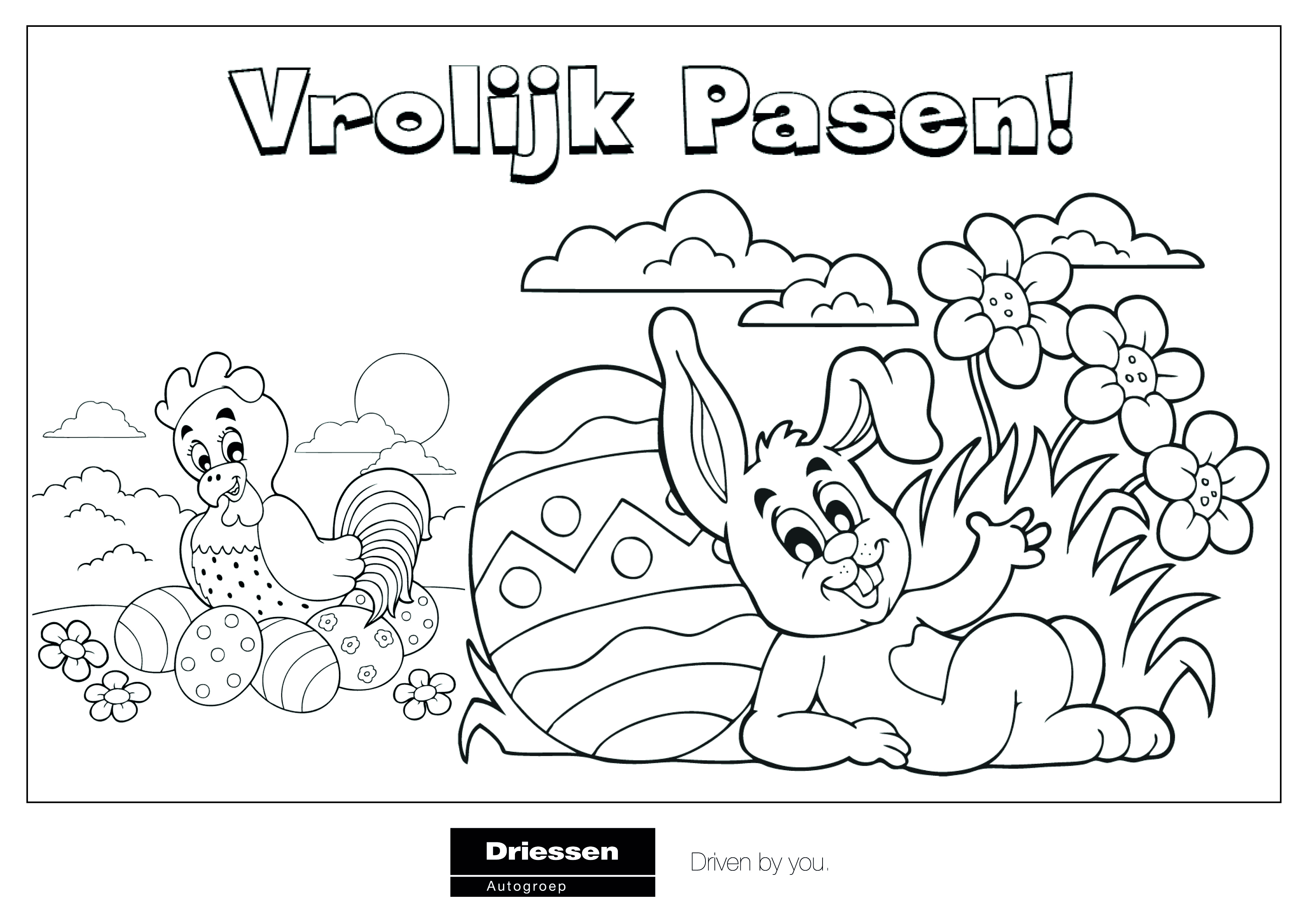 Paas Kleurplaat