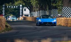 Maserati Grecale en MC20 Cielo in actie op heuvelklim Goodwood Festival of Speed