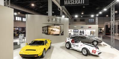 Maserati was aanwezig op de Auto e Moto d’Epoca Show in Padua, Europa’s grootste klassieke en moderne auto en motor beur ...