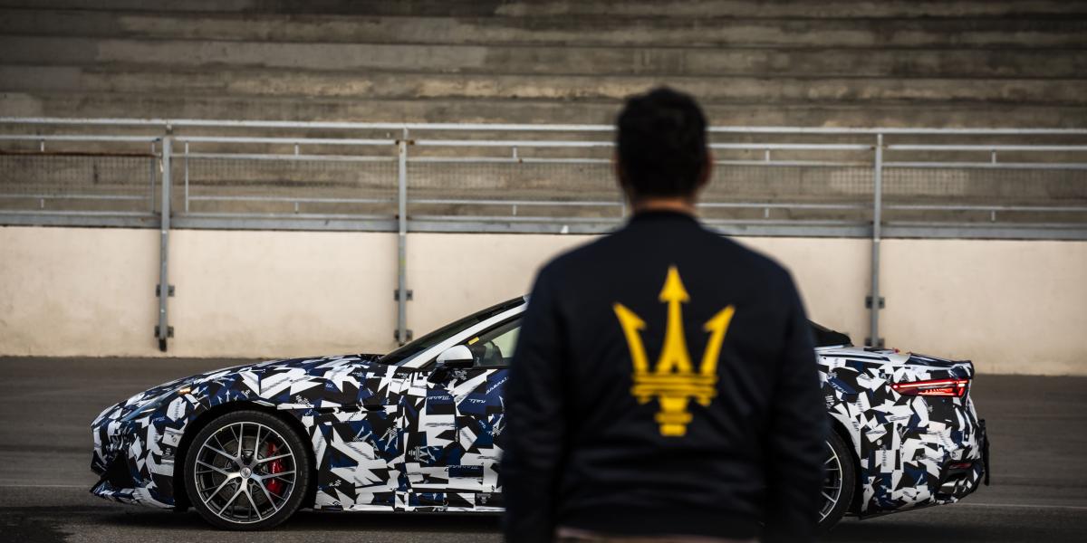De eerste beelden van het nieuwe Maserati GranCabrio prototype